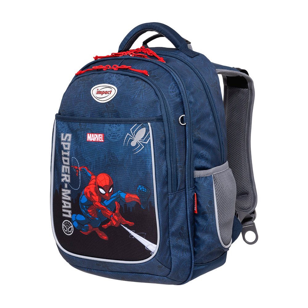 【IMPACT】怡寶 | 蜘蛛人Spider Man-成長型護脊書包-深藍