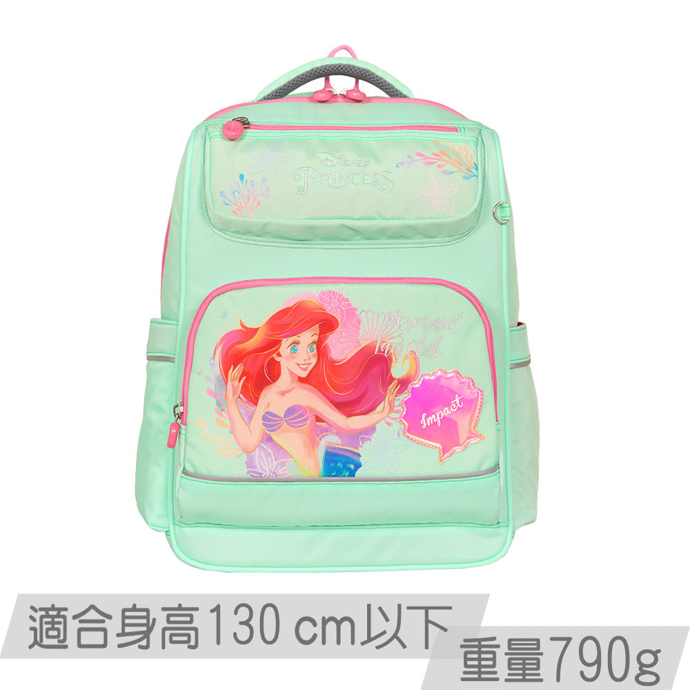 【IMPACT】怡寶 | 小美人魚 經典學院護脊書包-粉綠