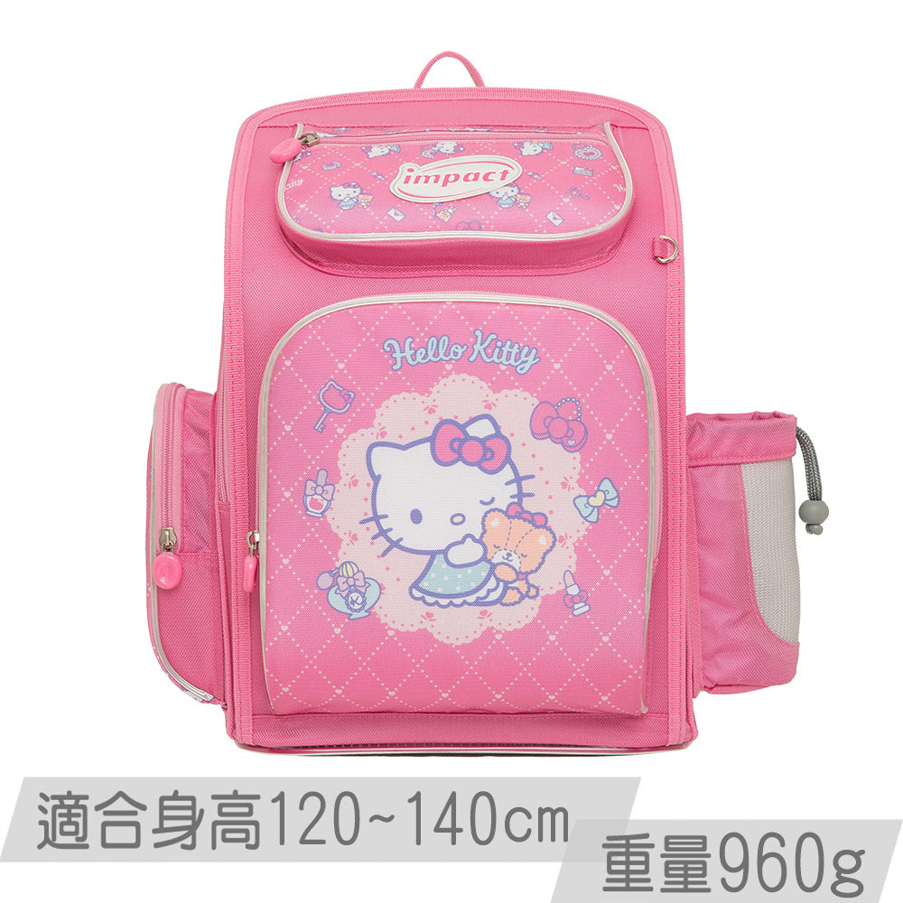 【IMPACT】怡寶 | 粉紅派對凱蒂Hello Kitty 新一代標準型輕量護脊書包