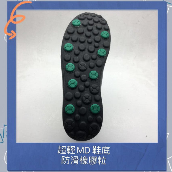 女黑色軟皮制服鞋 - 綁帶款 (鞋底附防滑膠粒) 碼段：eur 35-41 #2328