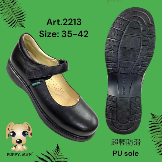 PUPPY MON middle school genuine leather student shoes