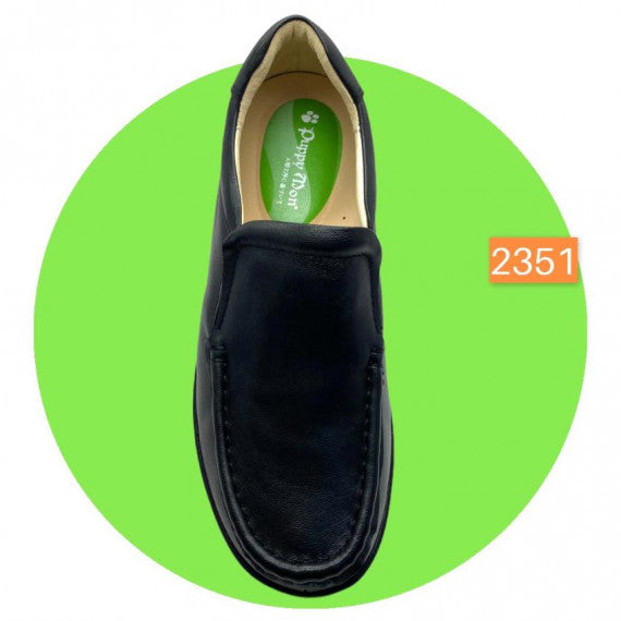 女裝軟皮制服鞋 - 易穿脫款 碼段：35-41 #2351